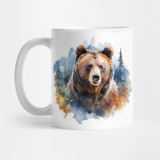 Watercolor Bear Mug